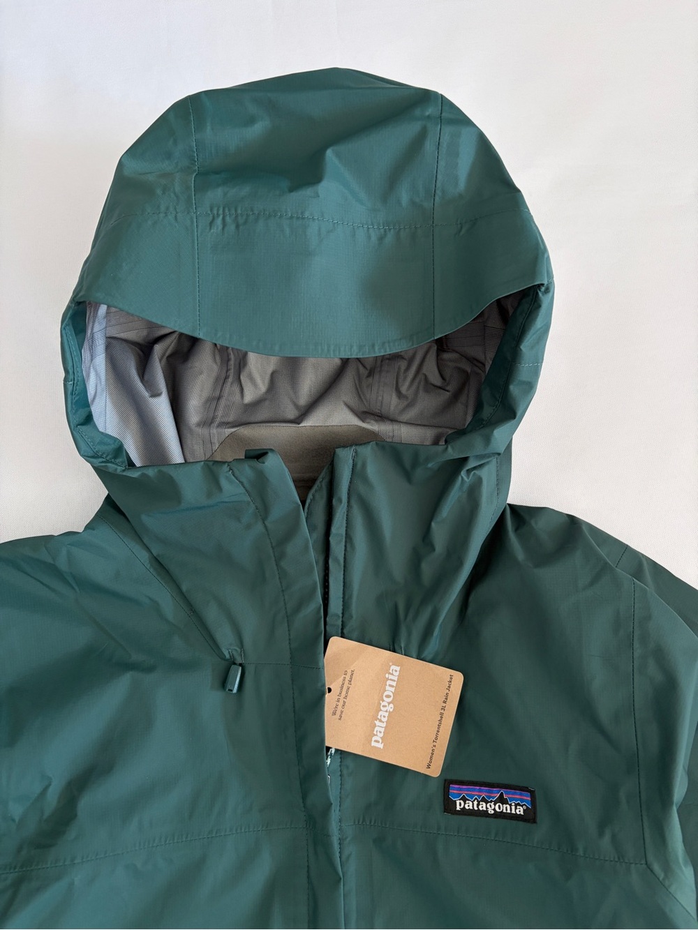 Patagonia Torrentshell 3L Rain Jacket Women's Size M Cascade Green - Picture 2 of 10